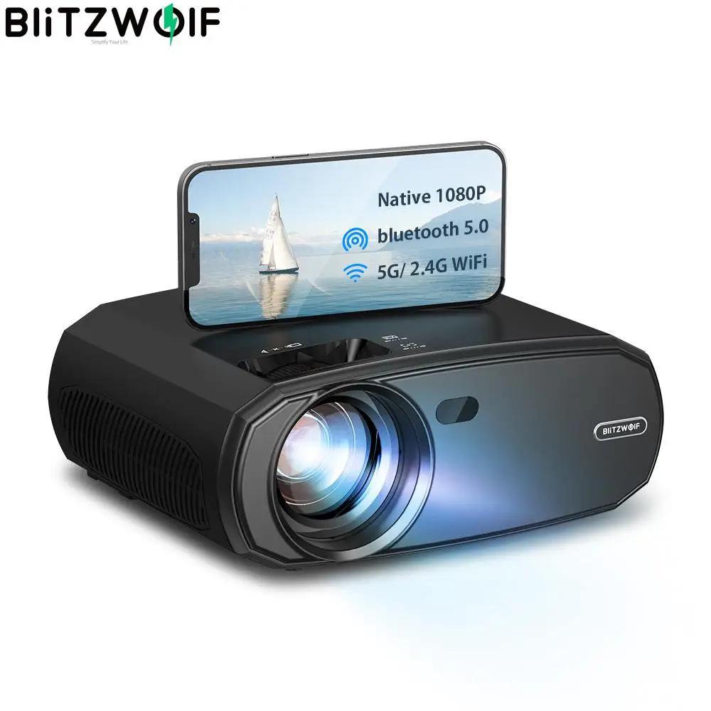 BlitzWolf Ǯ HD 1080p 4k ,  ĳƮ ũ ̷, 6000 , Ȩ þ  , Ŀ 2 , 2.4G, 5G